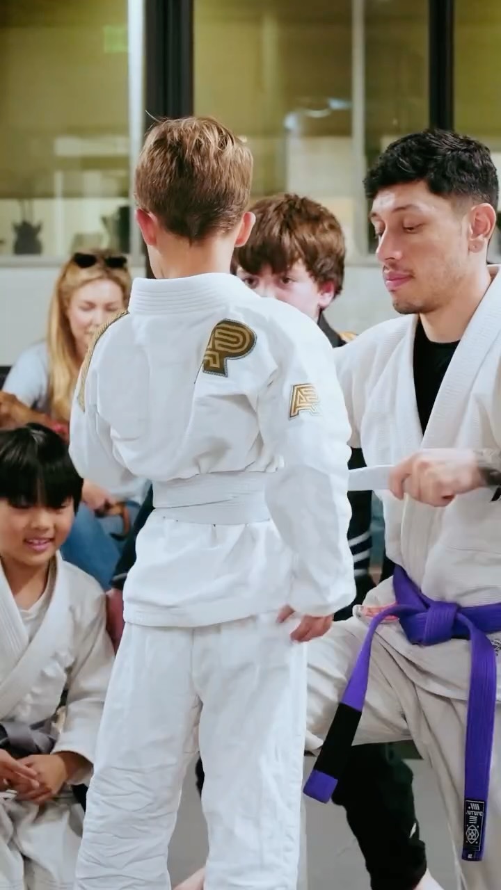 Kids belt ceremony